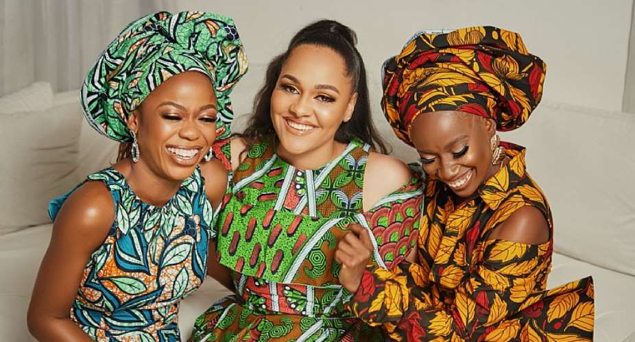 Juliana Olayode, Tania Omotayo, Soliat Bada and Mariam Adeyemi  come together to share their love for African Wax Print