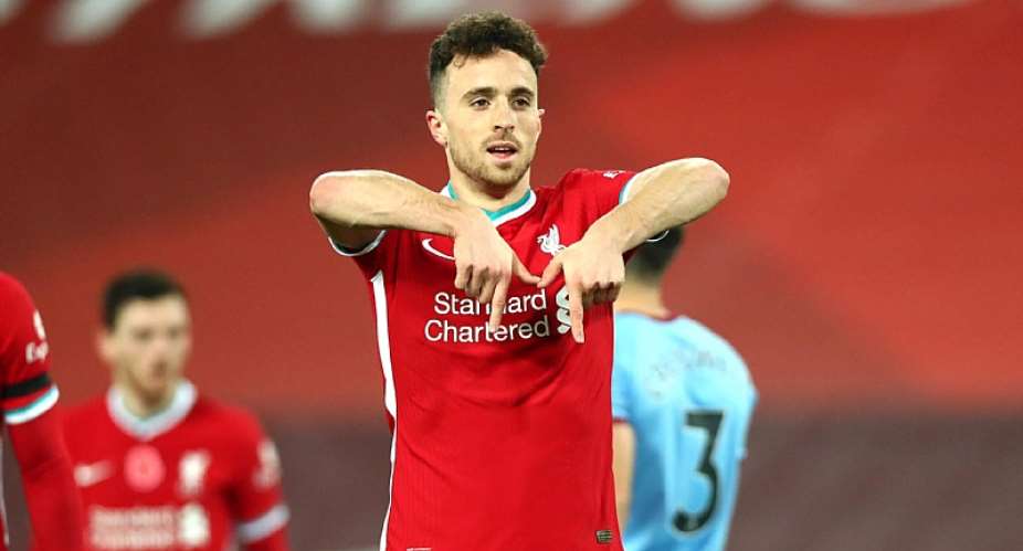 DIOGO JOTA OF LIVERPOOL CELEBRATESIMAGE CREDIT: GETTY IMAGES
