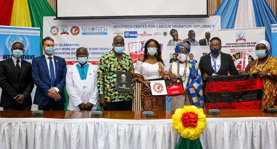 Akufo-Addo Grabs Champion of Migrant Womens Decent Work Award