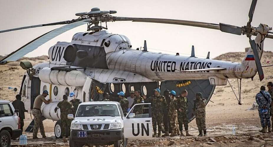MINURSO personnel, seen here in 2020, are now in limbo since their mandate to continue a peacekeeping mission in Western Sahara expired on 31 October. -  Fadel Senna / AFP