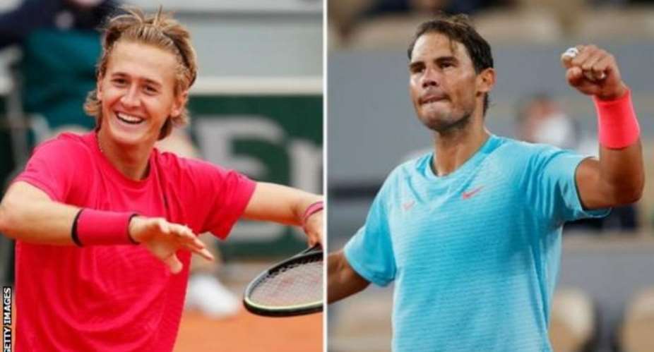 Korda left said he would watch tapes of Nadal's matches when he was a kid
