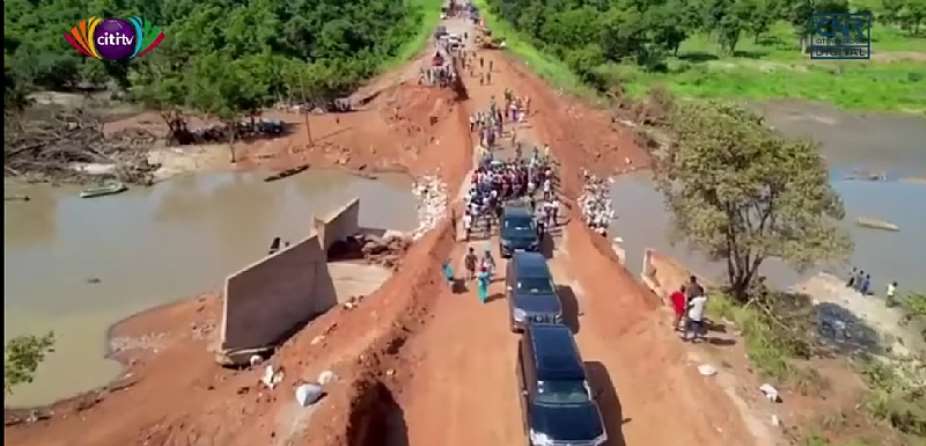Bole Bamboi MP vex over poor work on Doli bridge