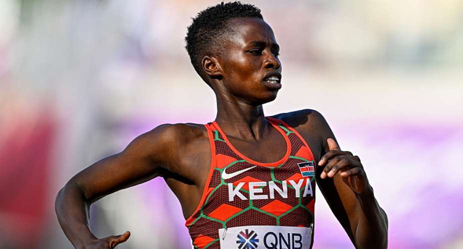 Getty ImagesImage caption: Naomi Korirs entry into athletics was impacted by congenital fistula, a condition she lived with for 13 years