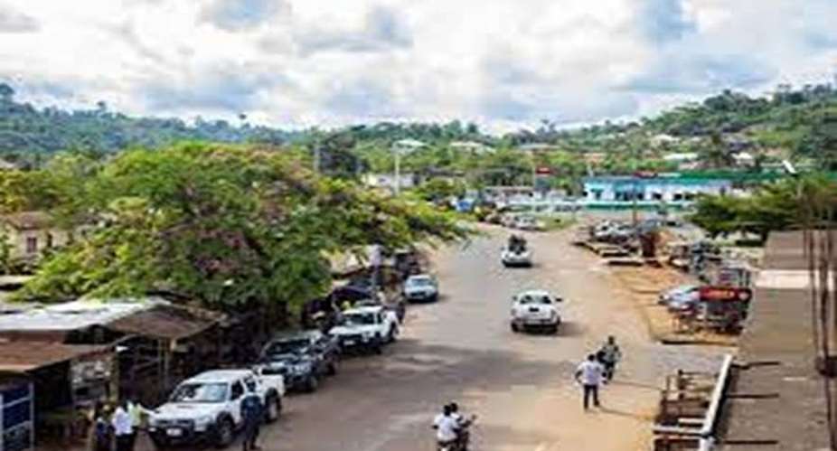 Sefwi Wiawso, the capital of Western North Region