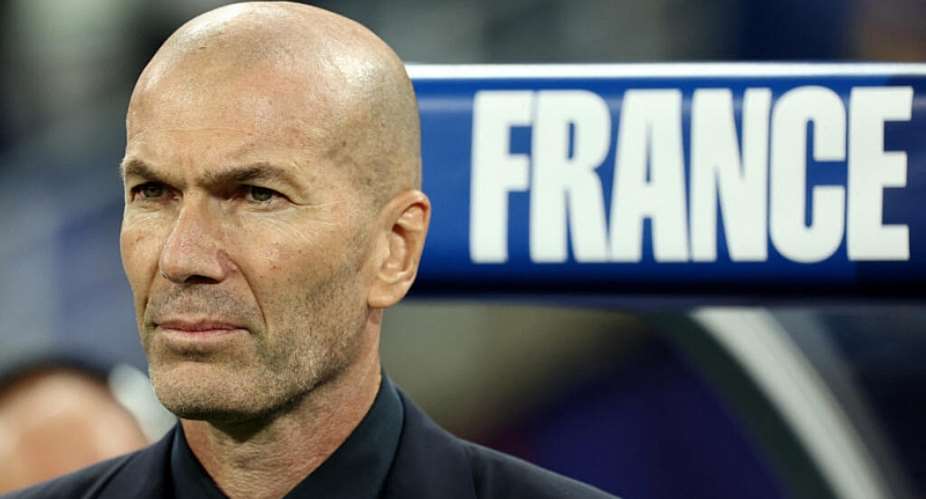 Zinedine Zidane took over as France head coach in July from his former international skipper Didier Deschamps. - REUTERS - CATHERINE STEENKESTE