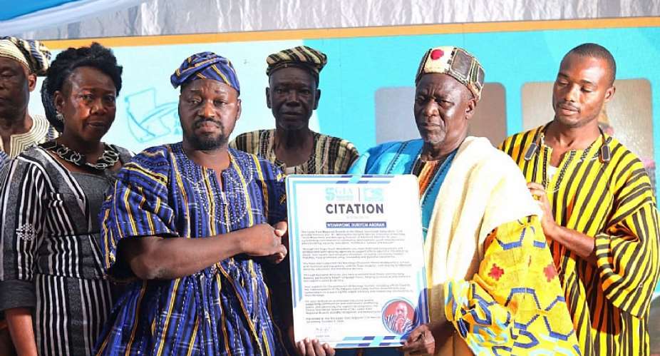 Kacstone Records’ MD honoured by Upper East GJA for community development