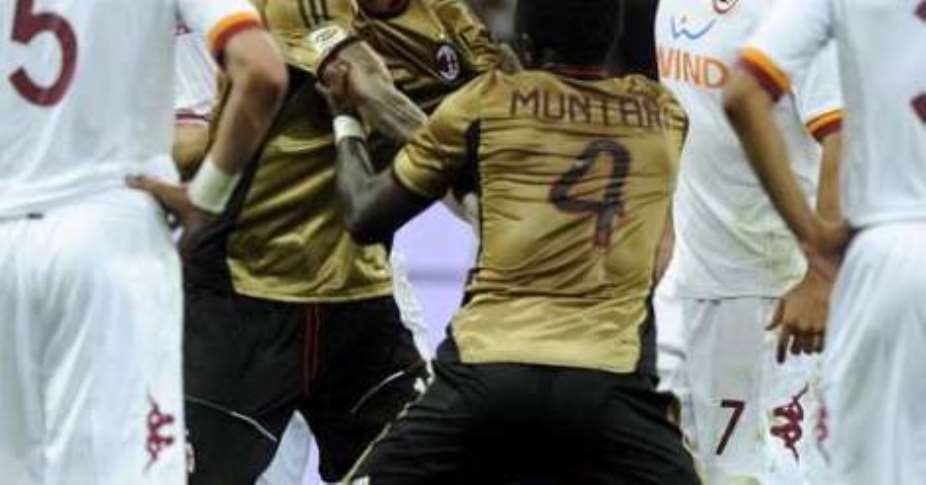 Muntari, Essien  More: Most ridiculous red cards of all time in football
