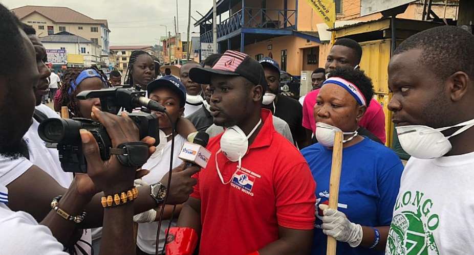 NPP New Juaben South Youth Wing Holds Clean-Up Exercise