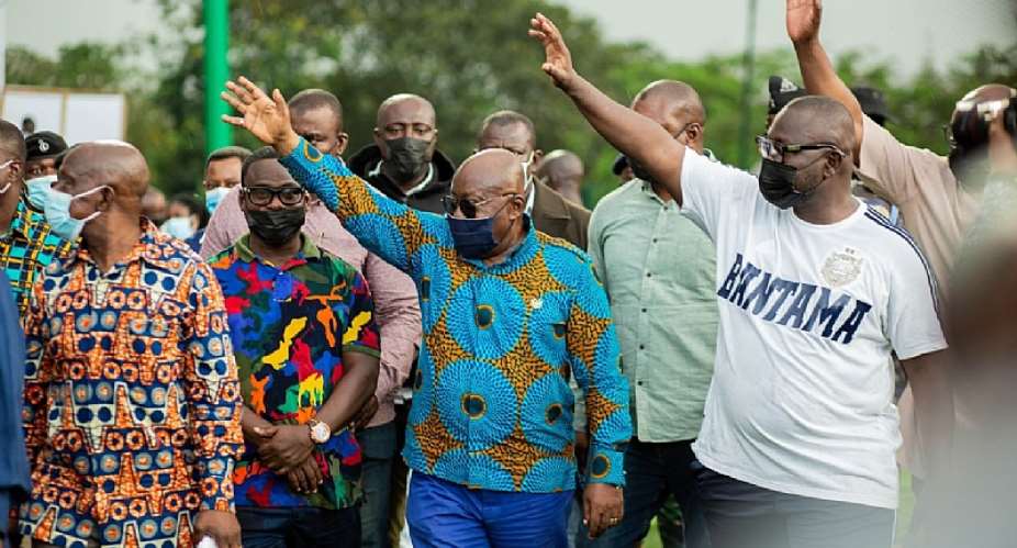 Bantama: President Akufo-Addo Commissions New Astroturf At Kookoo Ase