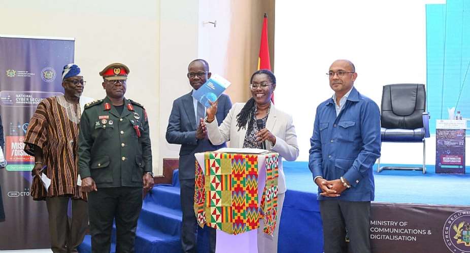 Mrs Ursula Owusu-Ekuful launching the policy document
