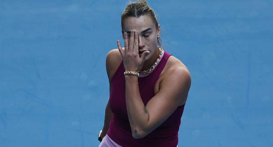 Getty ImagesImage caption: Sabalenka has lost six consecutive matches after dropping the first set