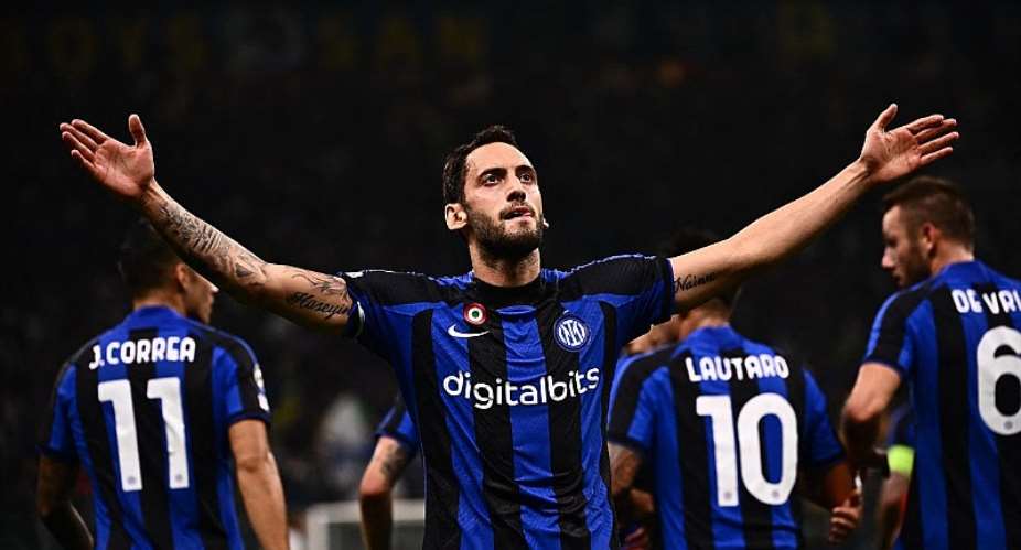 UCL: Calhanoglu strikes as Inter bounce back to sink Barcelona