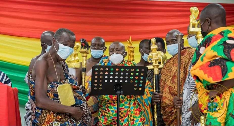 We support your administration to sanction persons engaged in illegal mining – Chiefs assure Akufo-Addo