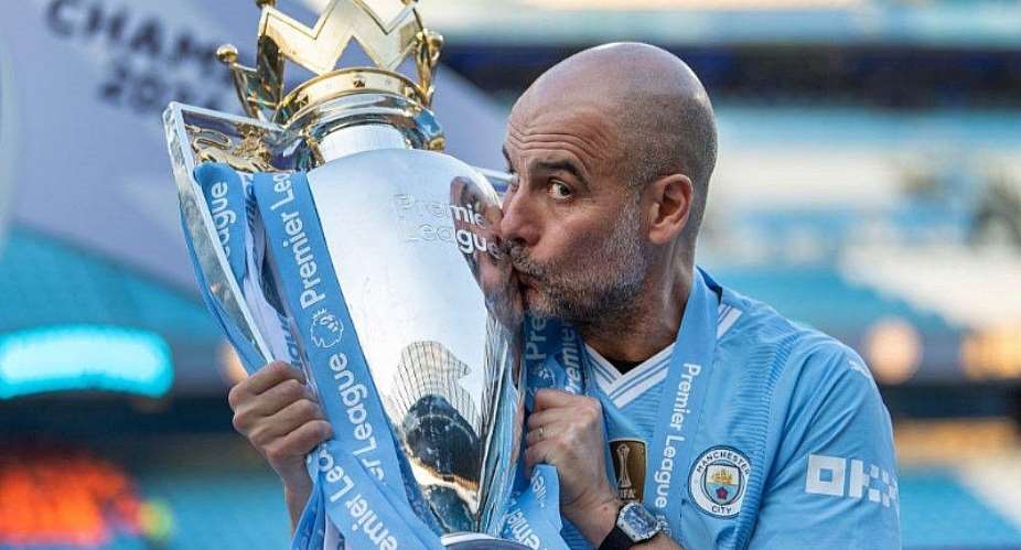 Getty ImagesImage caption: Manchester City became the first club to win four successive English league titles in May
