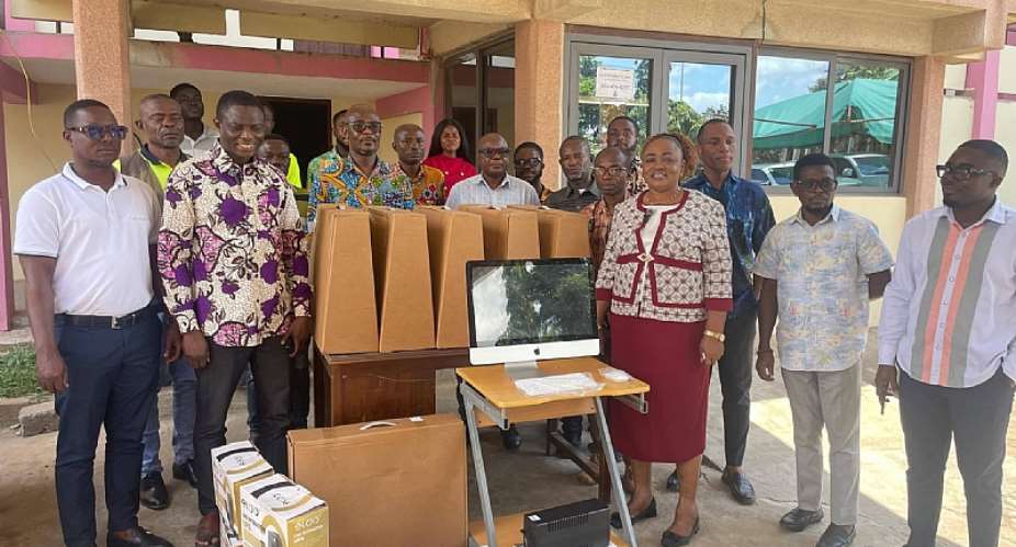 Obuasi West MP donates 100 computers to support ICT education