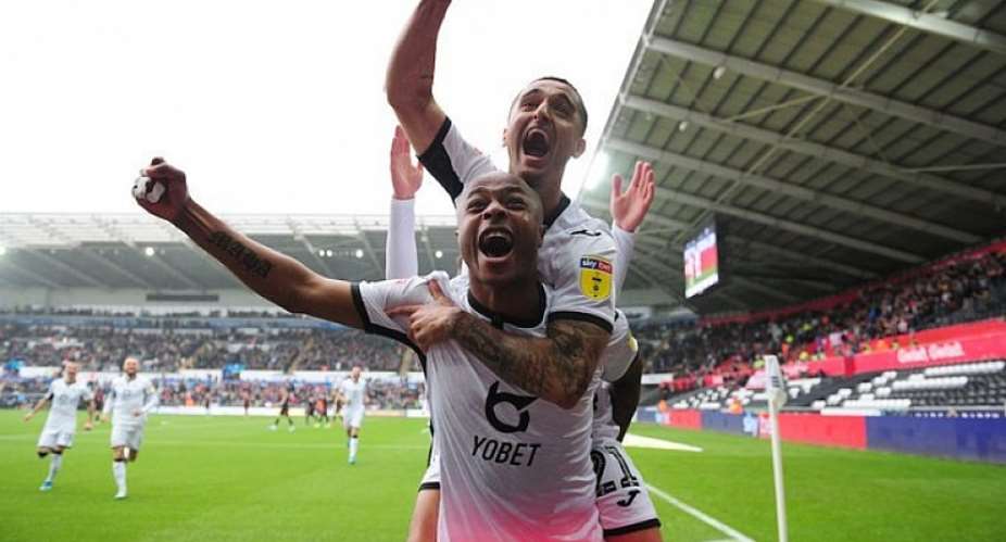 Watch Andre Ayew's Fastest Goal In The Championship In Swansea City Defeat VIDEO