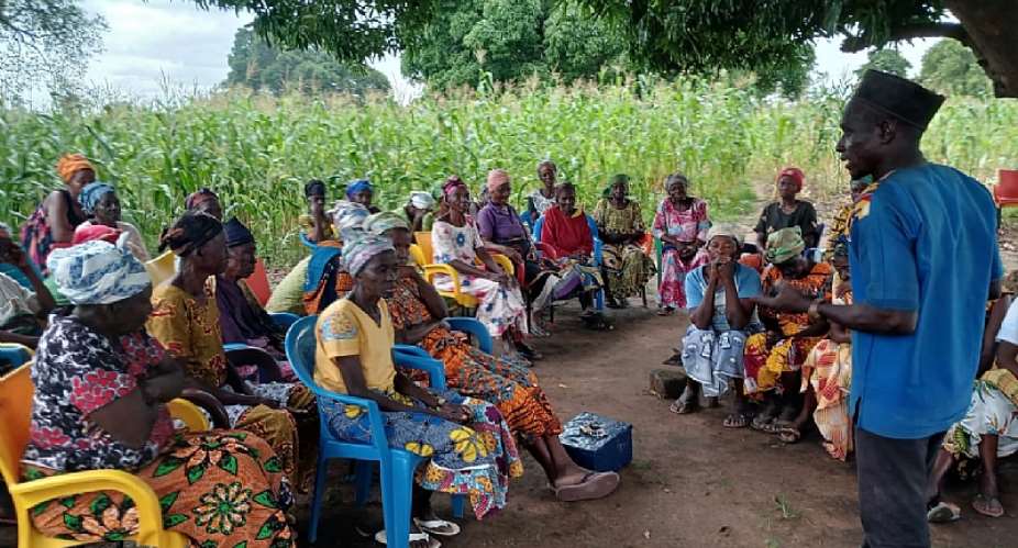 Small holder farmers receive training on groundnut production and VSLA concept
