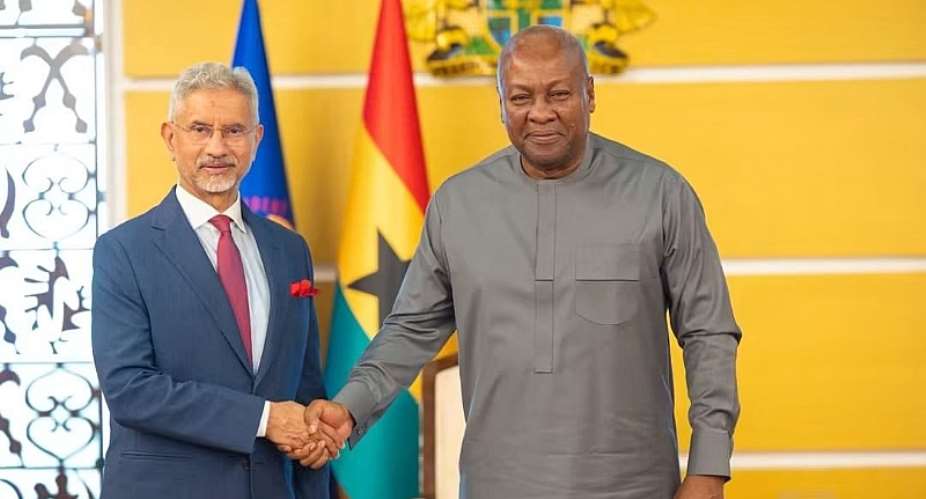 Mahama holds discussions with Indias External Affairs Minister
