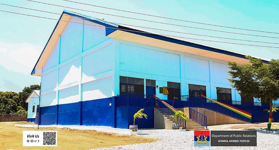 Education Minister commissions multipurpose hall at Forces Senior High Technical School