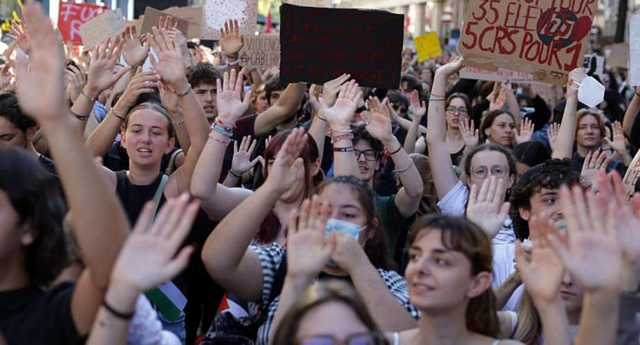 The interior ministry said 86,000 had joined the protests, unions gave a higher figure -  Romeo Boetzle, AFP