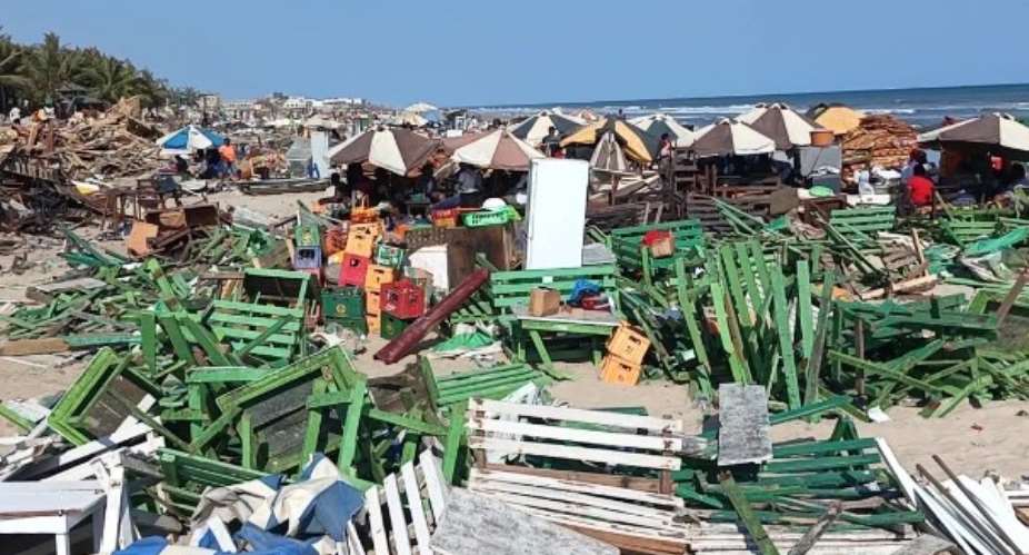 La Pleasure Beach: The Demolition Ghanas Opposition Says It Will Not Let Fade