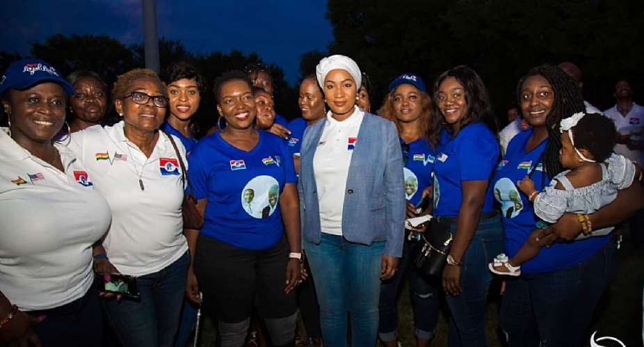 Samira Joins NPP Loyal Ladies, NPP Washington DC Chapter For End-Of-Summer Cookout