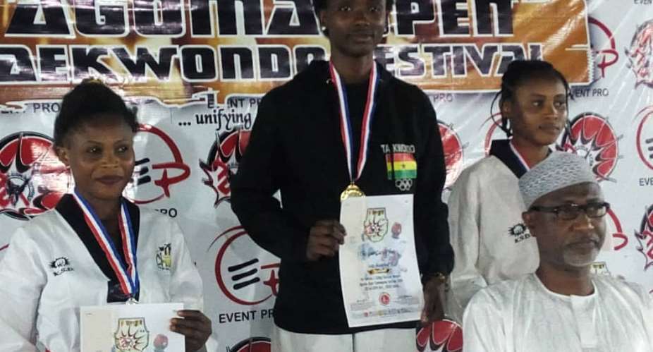 Eunice O. Adedapo Wins Gold For Ghana At Agoma Open Taekwondo Championships In Nigeria