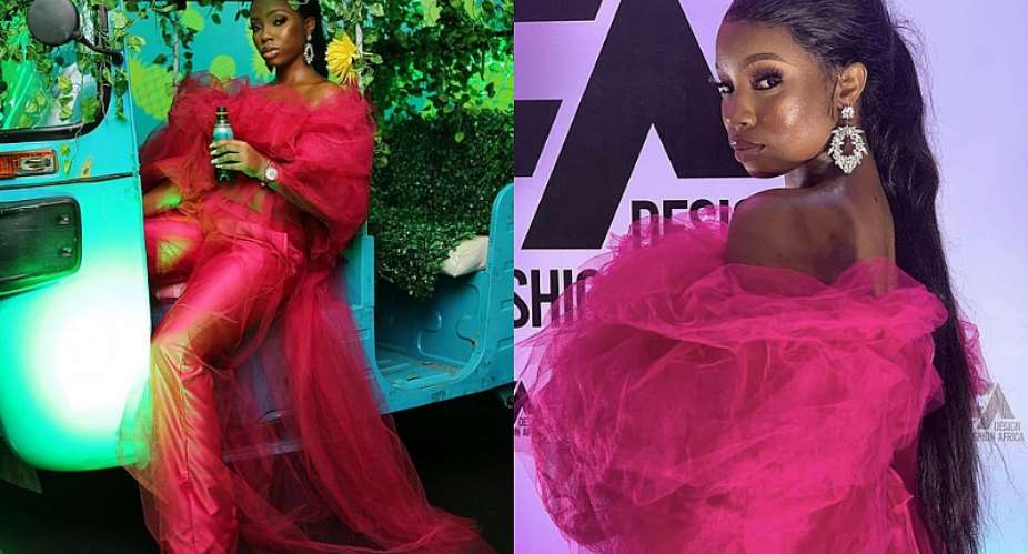 BamBam's Look To Design Fashion Africa Has Us In Fuschia Heaven