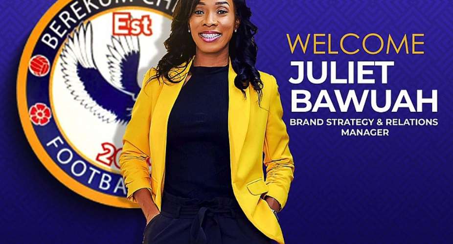 Berekum Chelsea Appoint TV3s Juliet Bawuah As Brand Strategy  Relations Manager