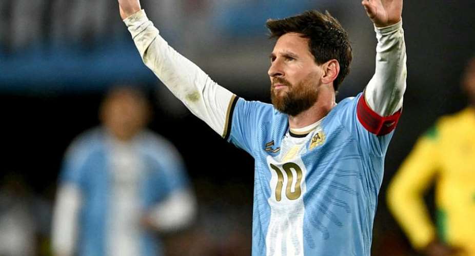 Getty ImagesImage caption: Lionel Messi ended his Argentina career with 126 goals in 208 appearances
