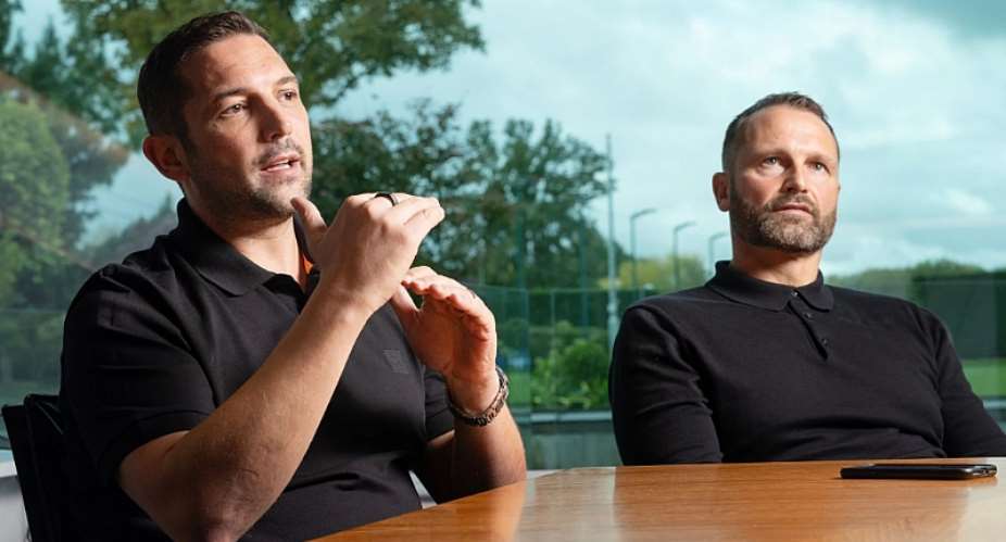 Laurence Stewart (left) has been working as co-sporting director alongside Paul Winstanley (right) Credit: Geoff Pugh for the Telegraph