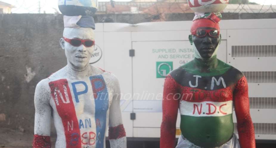NPP, NDC faithful campaign for peace in unique way Photos