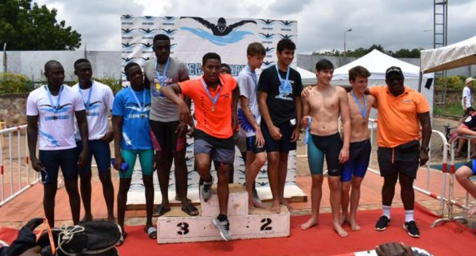 Top swim clubs in Ghana battled it out in the 2018 Legon Sharks Swimming Invitational Championship