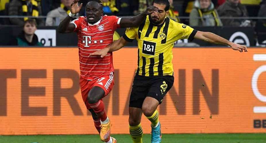 Bundesliga: Borussia Dortmund come from 2-0 down to draw with Bayern Munich