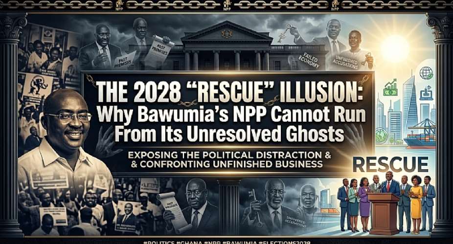 The 2028 Rescue Illusion: Why Bawumia’s NPP Cannot Run From Its Unresolved Ghosts