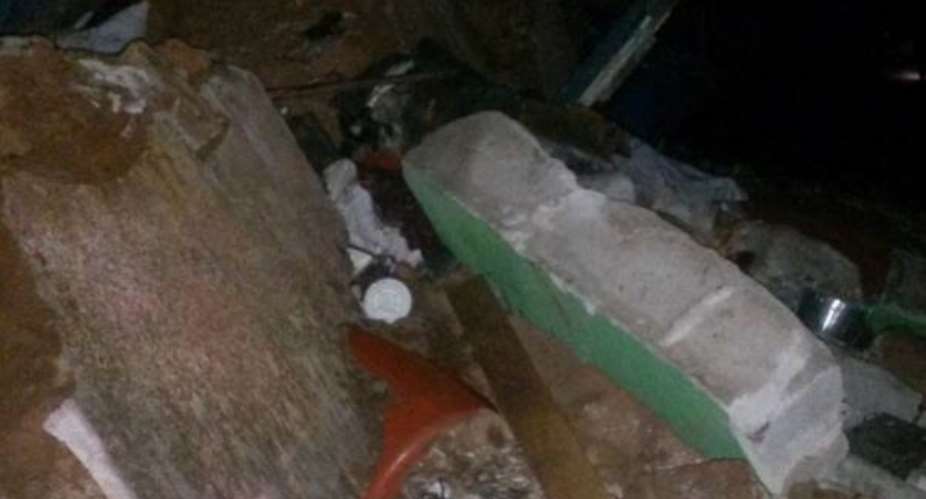 Kwadaso: 2 Children Killed  By Collapsed Building
