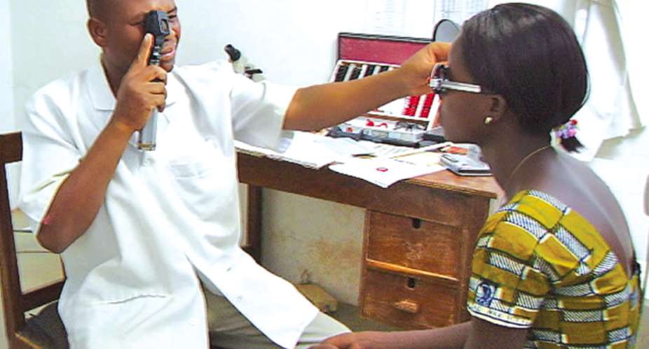Gomoa Central: Over 800 People Benefit From Free Eye Screening