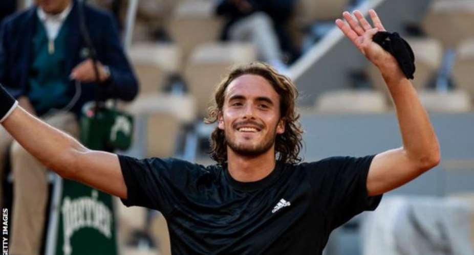Tsitsipas is projected to return to at least fifth in the world - his career high - when rankings are released on Monday
