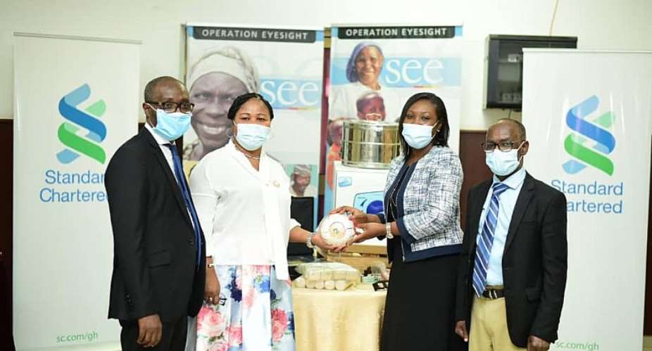 Standard Chartered Marks World Sight Day 2020 With Funding To Korle-Bu Ophthalmic Nursing School