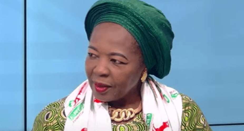 Nana Akosua Frimponmaa Sarpong Kumankumah, the Presidential Candidate of the Convention Peoples Party (CPP)