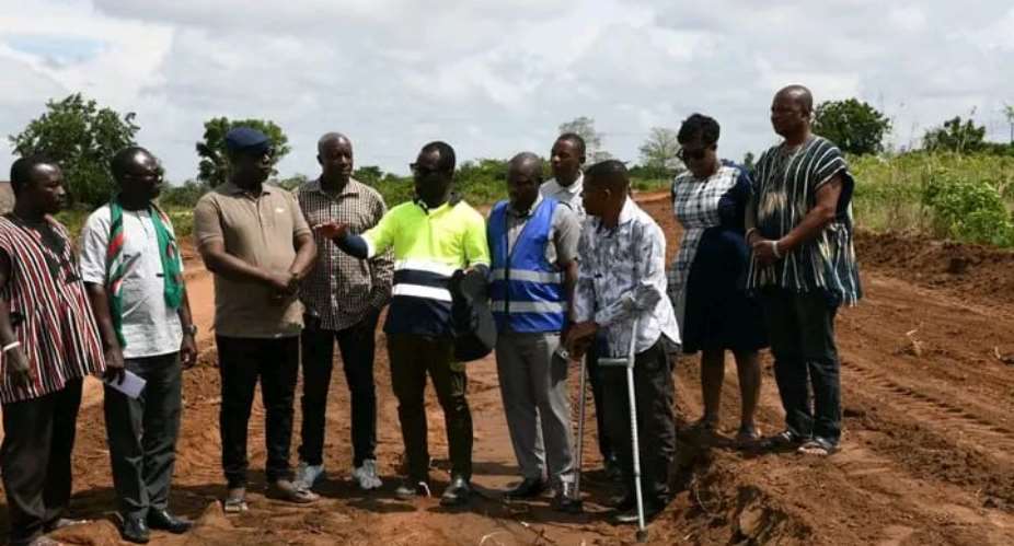 V/R: Road construction commences on Mafi Kumase-Dabala Junction network