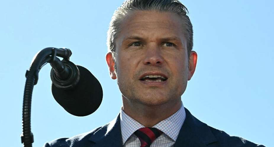 US Secretary of Defense Pete Hegseth at Sparrows Point, Maryland, on October 6, 2026 -  Jim Watson, AFP