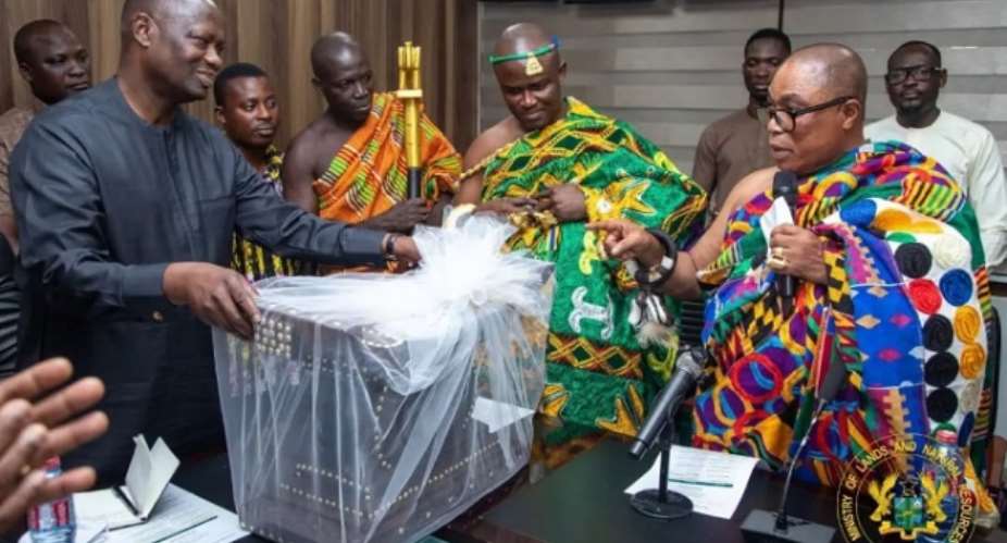 Mr Emmanuel Armah-Kofi Buah, Minister of Lands and Natural Resources