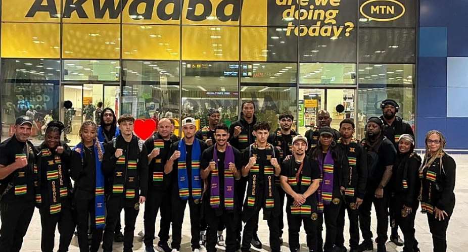 Metro Detroit Golden Gloves arrive in Ghana for Black Bombers showdown