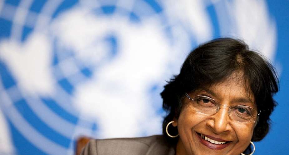 Pillay, 85, continues to work as a judge, currently serving at the International Court of Justice.  Valentin Flauraud, Reuters