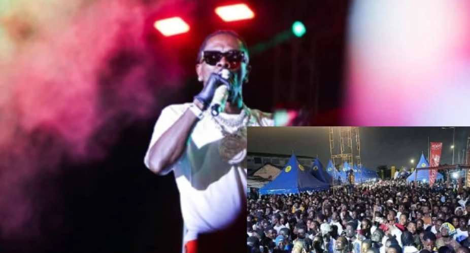 Shatta Wale: Crowd at the event