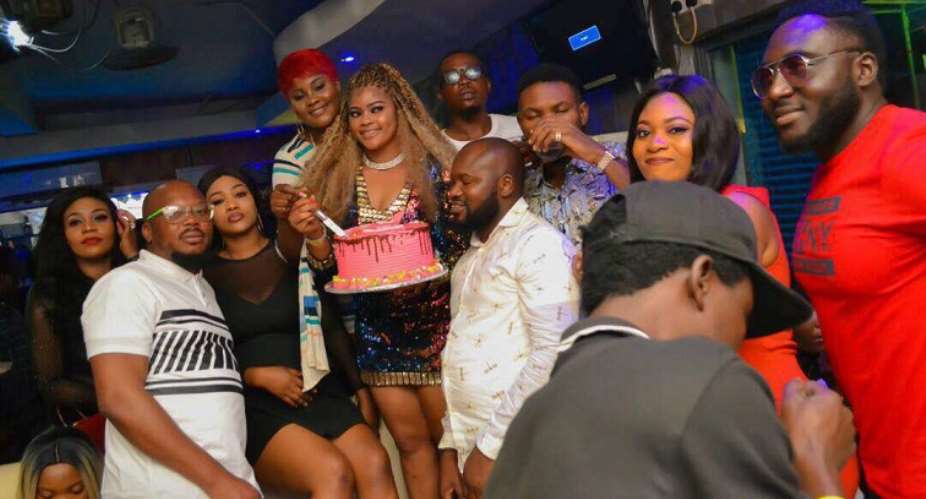Photos from Birthday party of Nollywood curvy actress Emmanuella Iloba