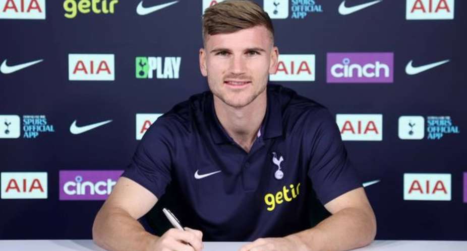 Tottenham confirm signing of Timo Werner on loan from RB Leipzig