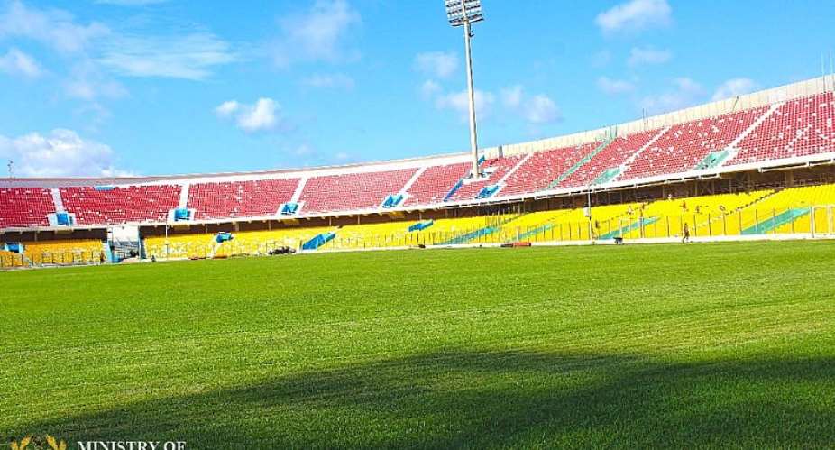 Accra Stadium Finally Takes Shape For AWCON PHOTOS
