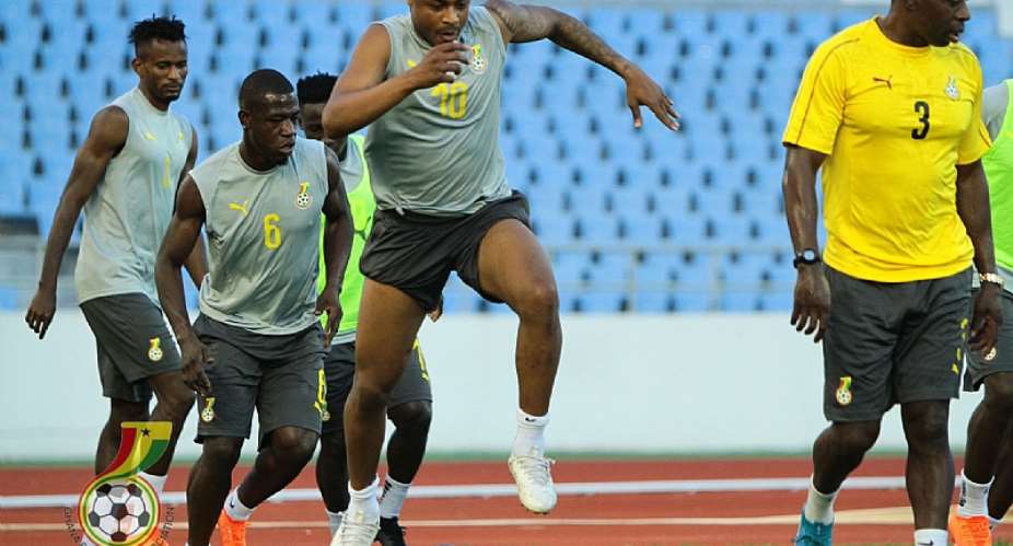 Ghana v Sudan AFCON Qualifier: Black Stars Step Up Training At Cape Coast Stadium